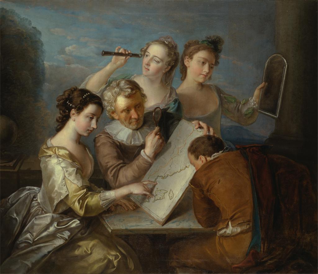 Philippe Mercier, The Sense of Sight, 1744 – 1747. Yale Center for British Art